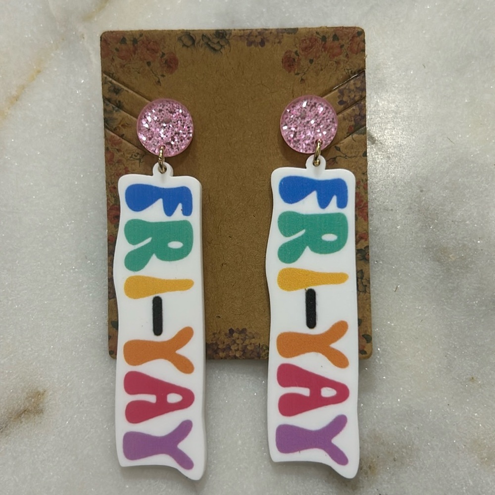 Teach Earrings New
